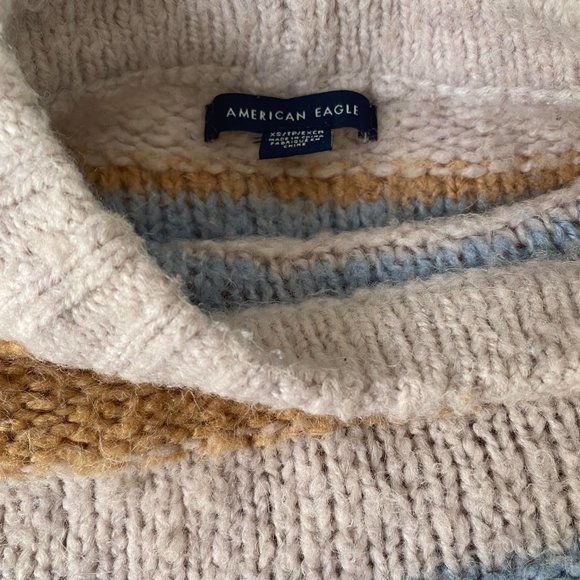 Color block striped American Eagle sweater - Picture 4 of 4